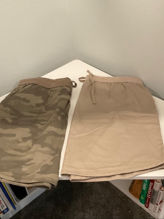 Sonoma Life + Style Dresses & Skirts - 2 skirts Casual Drawstring Skirts in Camo & Beige